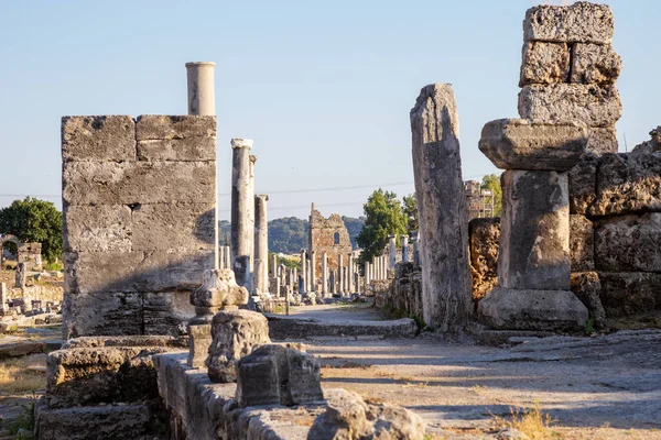 Perge Ancient City Provinsen Antalya Turkiet — Stockfoto