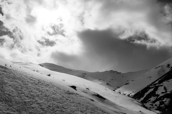 Montagne Innevate Invernali Paesaggi Bozdag Izmir Turchia Paesaggio Invernale — Foto Stock