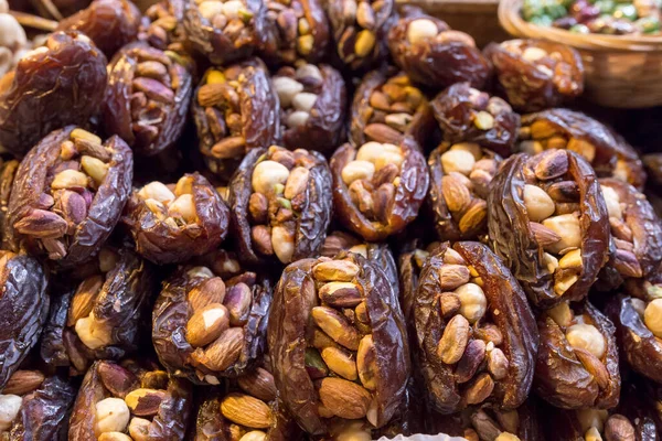 Getrocknete Mischfrucht Desserts Auf Dem Ägyptischen Basar Istanbul Türkei — Stockfoto