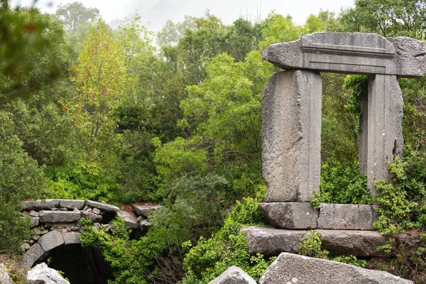 Antalya Turkey 2015 Ancient Ruins Termessos Thermessos Taurus Mountains Antalya — Stock Photo, Image