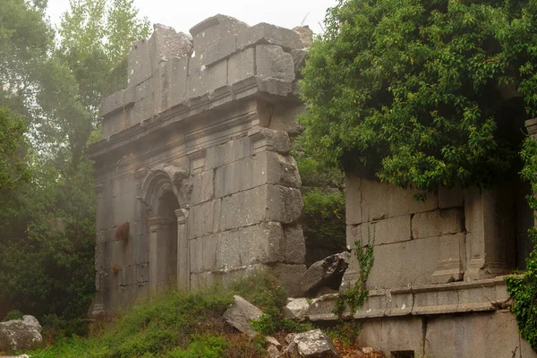 Forntida Ruiner Termessos Eller Thermessos Taurusbergen Antalyaprovinsen Turkiet — Stockfoto