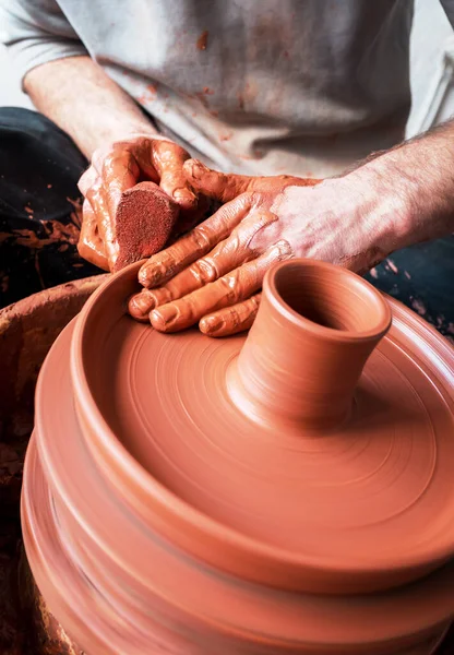 Tazón Alfarero Profesional Taller Cerámica Estudio —  Fotos de Stock