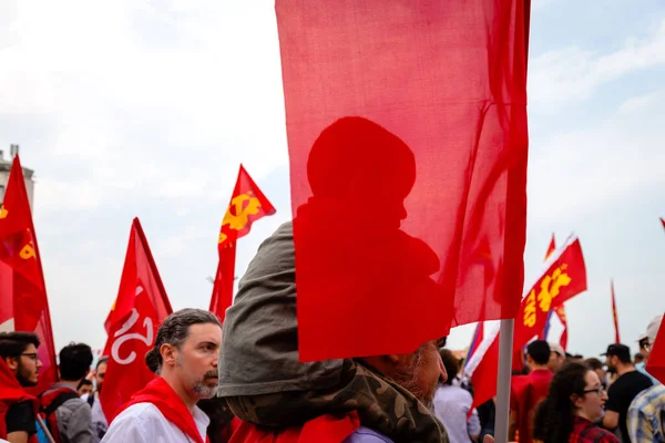 Izmir Turquia 2018 Encontro Dia Trabalho Izmir Turquia — Fotografia de Stock