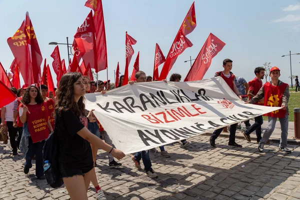 Izmir Turkey 2018 Labors Day Meeting Izmir Turkey — 스톡 사진