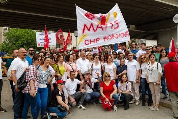 Izmir Turkey 2018 Labors Day Meeting Izmir Turkey — 스톡 사진