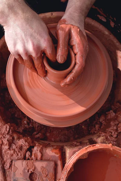 Tazón Alfarero Profesional Taller Cerámica Estudio —  Fotos de Stock