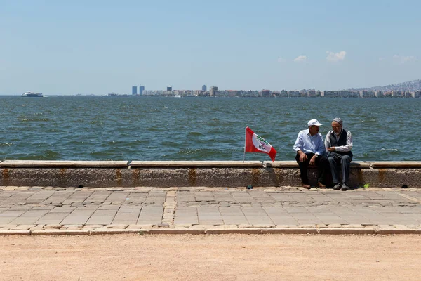 Gundogdu Square Konak Izmir Turquía 2018 Manifestación Electoral Presidencial Izmir — Foto de Stock