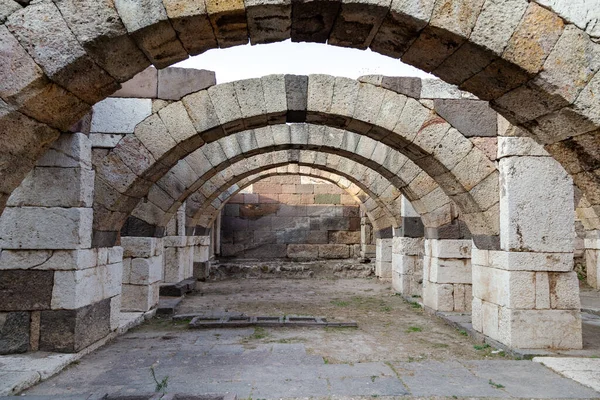 Smyrna Agora Ancient City Измир Турция — стоковое фото