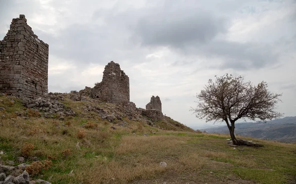 Ruiny Starożytnego Miasta Pergamon Bergama Izmir Turcja — Zdjęcie stockowe