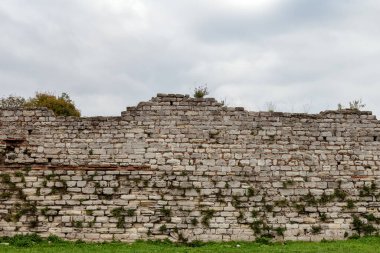 İstanbul, Türkiye 'deki Yedikule Kalesi Manzarası 