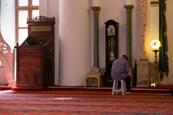 Izmir Turchia Settembre 2016 Interno Della Moschea Hisar Moschea Yakup — Foto Stock