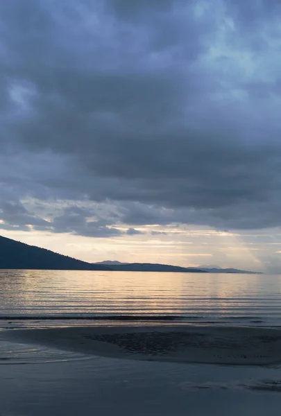 Západ Slunce Moře Pozadí Mugla Turecko — Stock fotografie