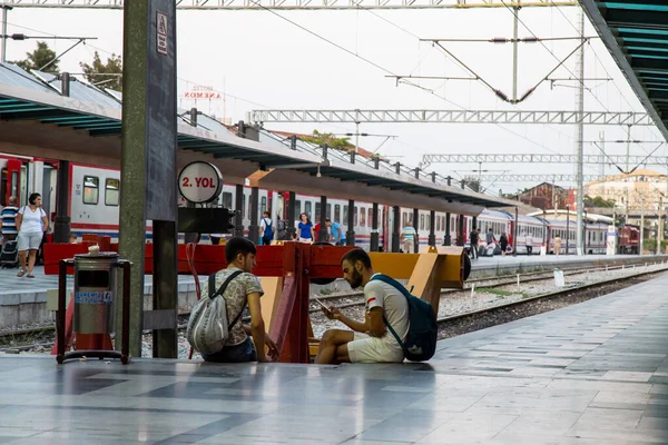 Basmane Izmir Turquía 2019 Basmane Railway Station Turco Basmane Gar — Foto de Stock