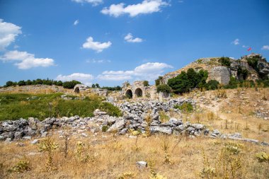 Burdur 'un Bucak kentindeki Kremna Antik Kenti' nden görüntü. 