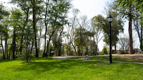 Parque Emirgan Parque Urbano Histórico Localizado Bairro Emirgan Distrito Sariyer — Fotografia de Stock