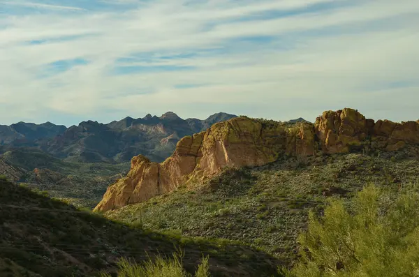 Scene Del Sud Ovest Nel Deserto Sonoro Vicino Phoenix Arizona — Foto Stock