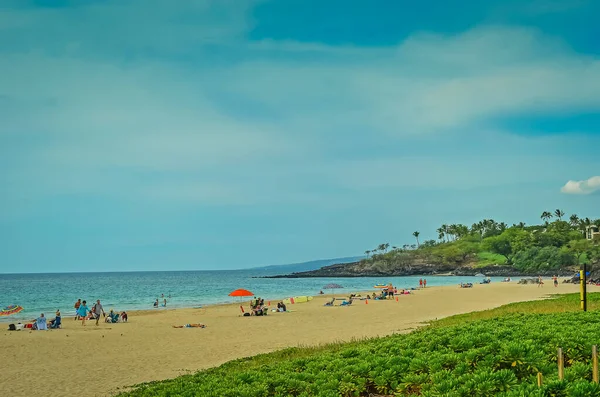 Praias Deslumbrantes Litoral Acidentado Grande Ilha Havaí — Fotografia de Stock