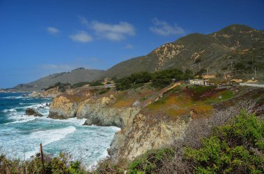 Kaliforniya Sahili 'nde Dünyaca ünlü Big Sur