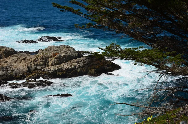 Világhírű Big Sur Kaliforniai Scenic Central Coast — Stock Fotó