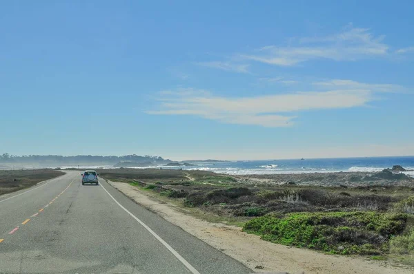 Beautiful Mile Drive Monterey Peninsula California Stunning Central Coast Features — Stock Photo, Image