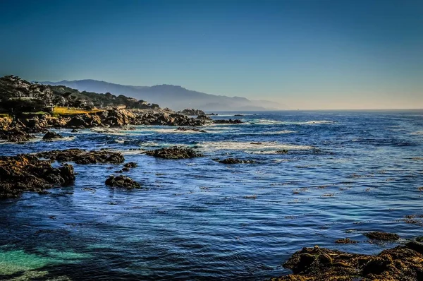 Den Vackra Mile Drive Monterey Halvön Kaliforniens Fantastiska Central Coast — Stockfoto