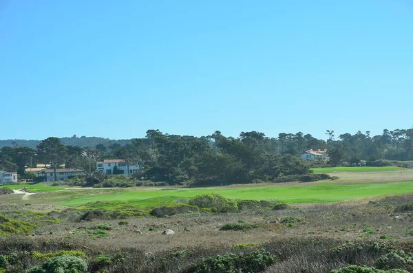 Famous Golf Courses Flanking Mile Drive Monterey Peninsula Central California — Stock Photo, Image