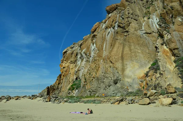 美しい中央カリフォルニア沿岸のモロベイ サンルイスオビスポから数マイル北 — ストック写真