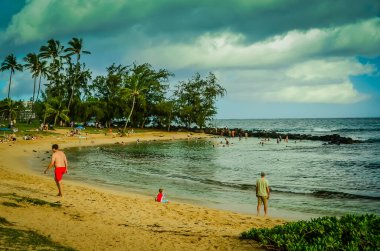   Hawaii adalarındaki güzel Kauai 'nin ihtişamı..