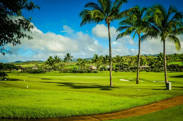 Golfplatz Auf Der Insel Kauai Hawaii — Stockfoto