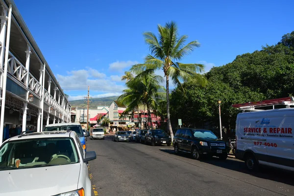 Hawaii, Maui 'deki eski balina avlama kasabası Lahaina