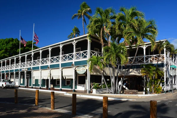 Picturesque Old Whaling Town Lahaina Maui Hawaiian Islands — Stock Photo, Image