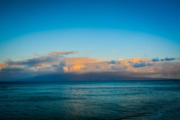 Hermosa Playa Kahana Noroeste Maui Hoteles Condominios Están Justo Borde — Foto de Stock