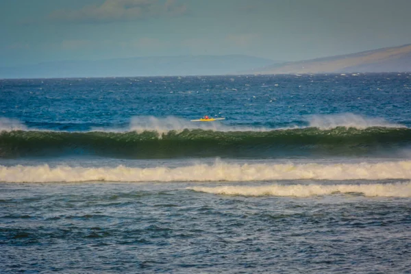 Praia Kahana Bonita Noroeste Maui Hotéis Condomínios Estão Bem Beira — Fotografia de Stock