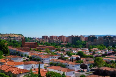 Valldolid, İspanya - 27 Temmuz 2020: Valldolid City İspanya 'nın güzel manzarası
