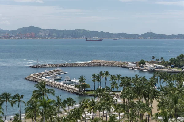 Landschap Met Uitzicht Oceaan Manzanillo Las Hadas Hotel — Stockfoto