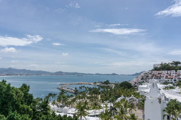 Landscape with ocean view in Manzanillo, at Las Hadas hotel