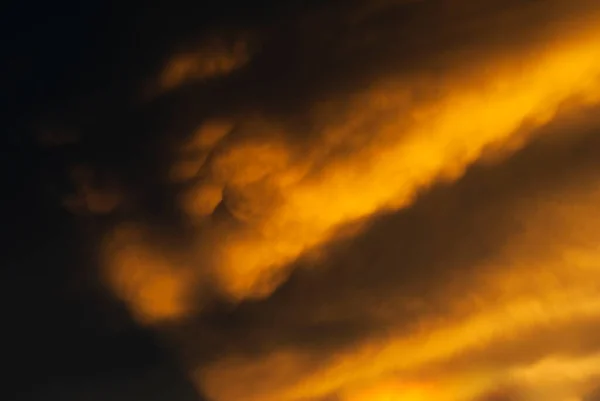 Dramatische Zonsondergang Verbazingwekkende Wolken Midden Amerika — Stockfoto
