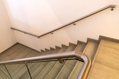 Binadaki merdiven ve tırabzanlar, Guatemala City 'deki mimari, Latin Amerika.