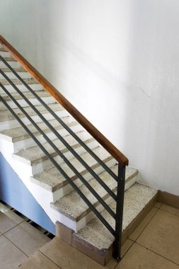 Binadaki merdiven ve tırabzanlar, Guatemala City 'deki mimari, Latin Amerika.