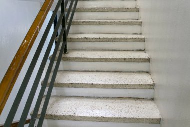 Binadaki merdiven ve tırabzanlar, Guatemala City 'deki mimari, Latin Amerika.