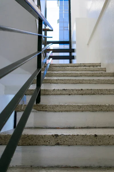 Escadas Corrimãos Dentro Edifício Arquitetura Cidade Guatemala América Latina — Fotografia de Stock