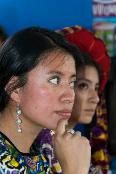 Guatemala Quetzaltenango Gennaio 2016 Giovane Maya Iche Donna Quezalteca Principessa — Foto Stock