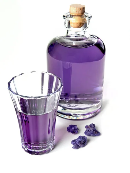 Creme Violette Also Known Liqueur Violette — Stock Photo, Image