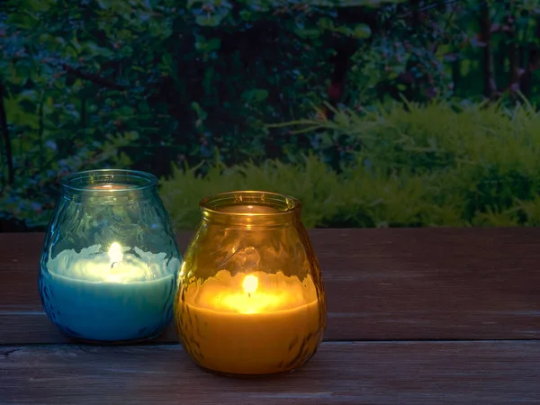 Citronella Candles Used Mosquito Repellant — Stock Photo, Image