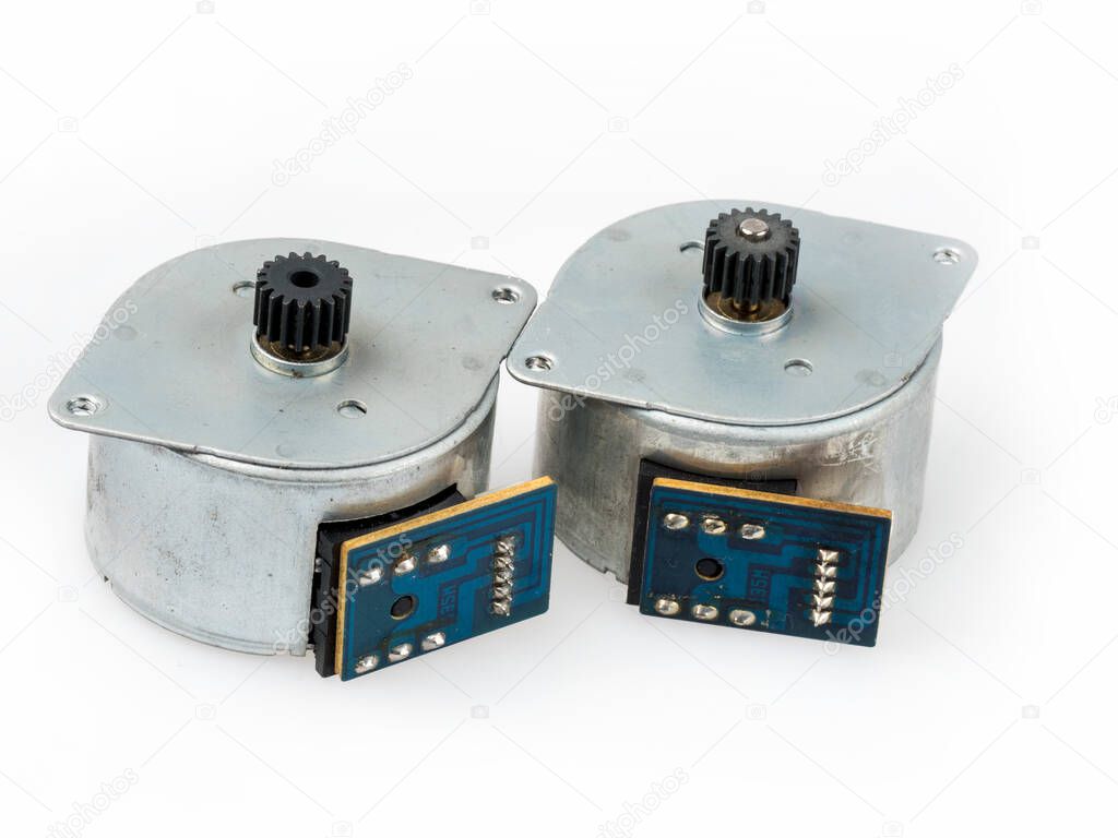 Stepper motors are brushless DC electric motor that divides a full rotation into a number of equal steps. They have a huge range of applications, from printers to CNC machines.