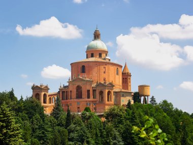 Bologna 'daki Madonna di San Luca Mabedi, Emilia Romana, İtalya