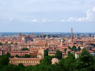 İtalya, Bologna üzerinde panoramik manzara