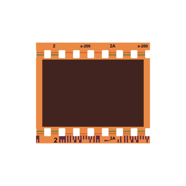 Kleinbild Filmstreifen Für Analoge Kamera — Stockvektor