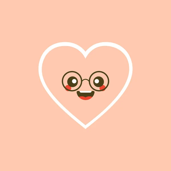 Carino Set Festa San Valentino Divertente Personaggio Dei Cartoni Animati — Vettoriale Stock