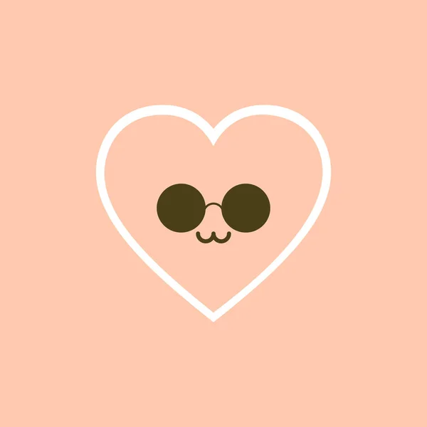 Nette Reihe Von Feiertagen Valentinstag Lustige Cartoon Figur Von Emoji — Stockvektor